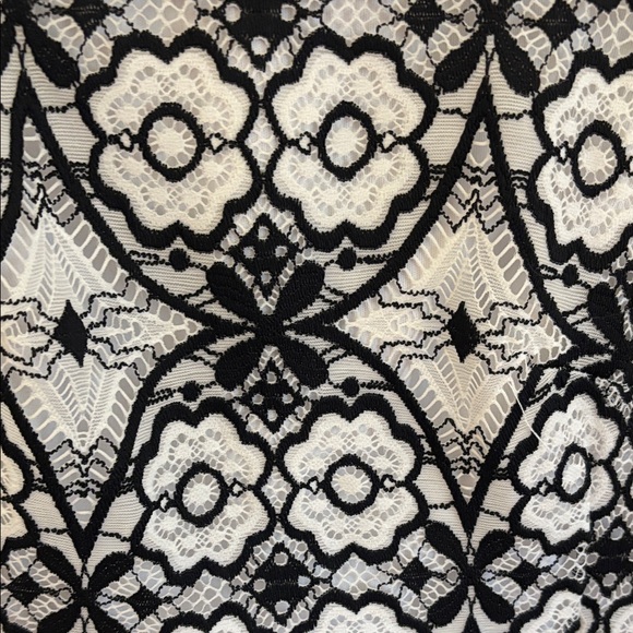 Never worn! Rabbit Rabbit Rabbit Black and White Geometric Dress - Picture 4 of 4